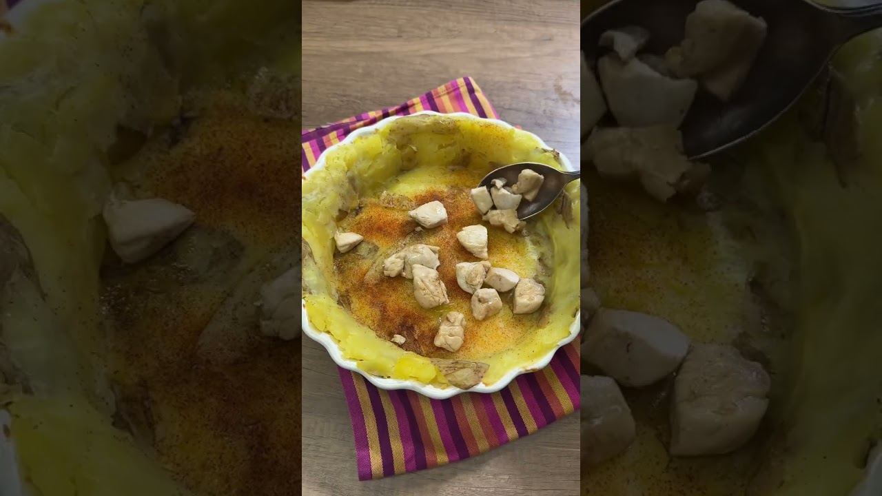 Torta Salata di Patate con Pollo e Funghi