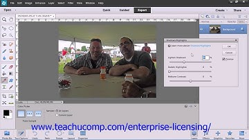 Adobe Photoshop Elements 12 Tutorial Lighting Color Contrast & Clarity Employee Group Training 14.3
