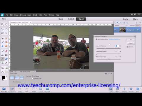 Adobe Photoshop Elements 12 Tutorial Lighting Color Contrast & Clarity Employee Group Training 14.3