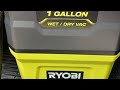 Ryobi 1 gallon shop vac review.
