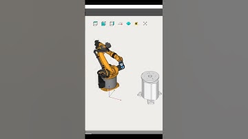 SprutCAM Robot Kuka KR16-3 Simulation Assembly #sprutcamrobot #kukarobotics #cadcamsolutions