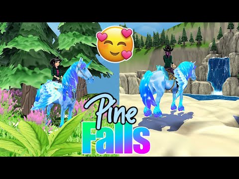 we EXPLORE the NEW AREA PINE FALLS 🌲 in Horse Riding Tales 🦄