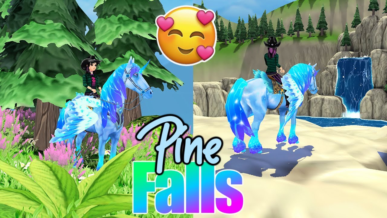 wir ERKUNDEN das 🅽🅴🆄🅴 GEBIET PINE FALLS 🌲 in Horse Riding Tales 🦄