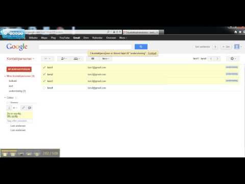 Oprettelse af ny gruppe i gmail 1