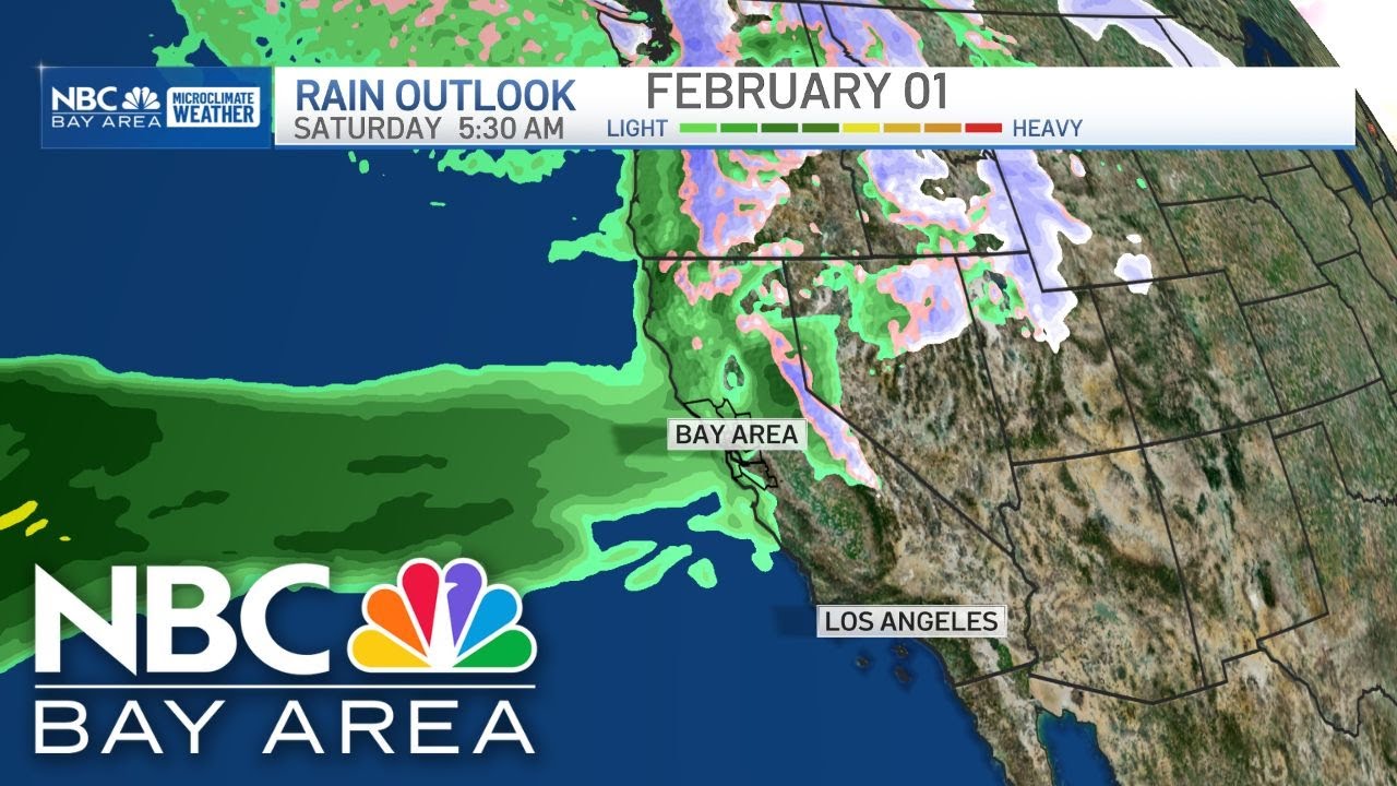 Bay Area forecast: Atmospheric river to bring heavy rain - YouTube