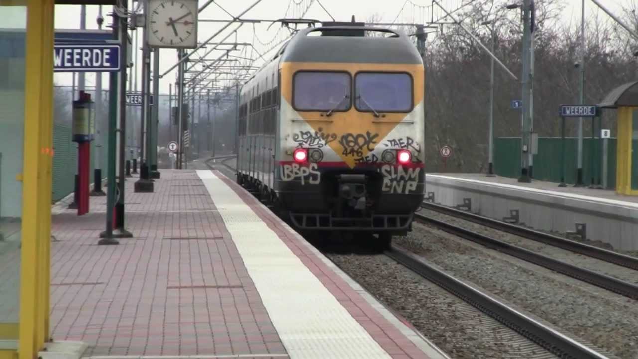 Treinen in Weerde - 02-03-2013