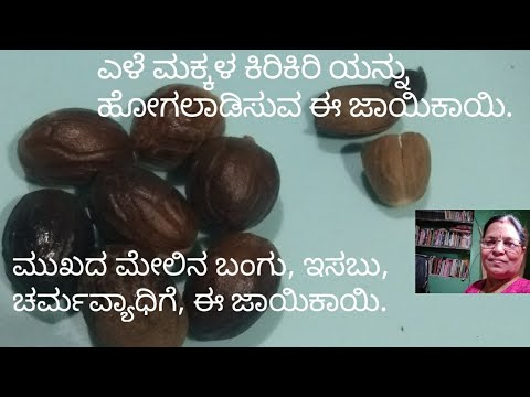 ಎಳೆ ಮಕ್ಕಳ ಕಿರಿಕಿರಿ ಯನ್ನು ಹೋಗಲಾಡಿಸುವ ಈ ಜಾಯಿಕಾಯಿ //ಬಂಗು, ಇಸಬು ವಿಗೇ ಈ ಜಾಯಿಕಾಯಿ //