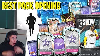 BEST AND BIGGEST PACK OPENING OF THE YEAR! SO MANY DIAMONDS PULLED! MLB The Show 21 Diamond Dynasty