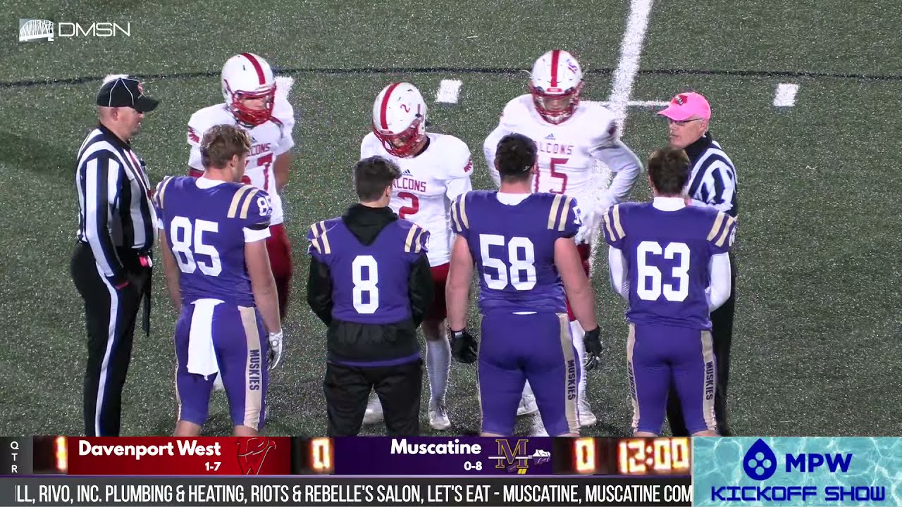 Muskie Football vs Davenport West | Live Broadcast