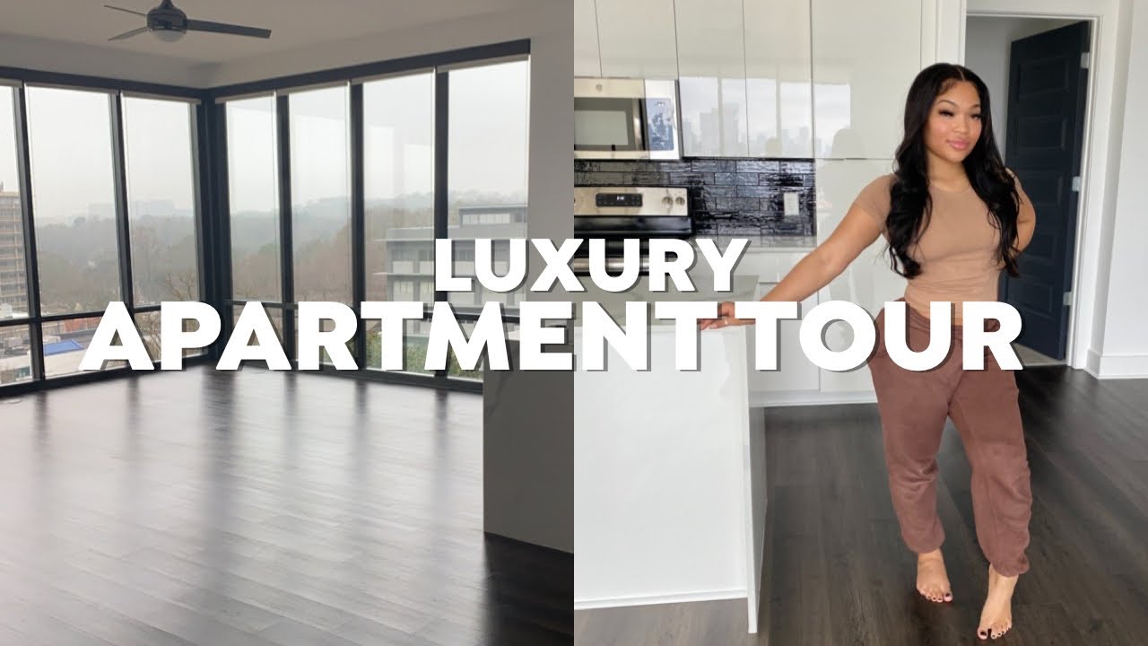 I MOVED! MY EMPTY LUXURY APARTMENT TOUR | KIRAH OMINIQUE