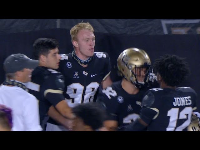 UCF Kicker Confronts Teammate After Missed Kick | UCF vs Memphis