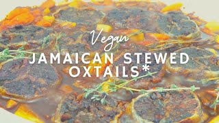 THE BEST CARIBBEAN STEWED OXTAILS*| How To Make Vegan Oxtails* | Diri Djon Djon | Korenn Rachelle