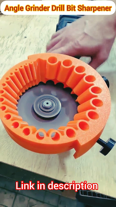 Testing the Angle Grinder Drill Bit Sharpener