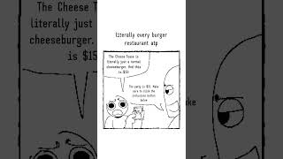 every overpriced burger place #shorts #memes #funny #burgers #food