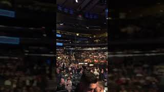 First UFC fight at Madison Square Garden NYC