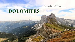 Seceda by gondola from Ortisei - Dolomites