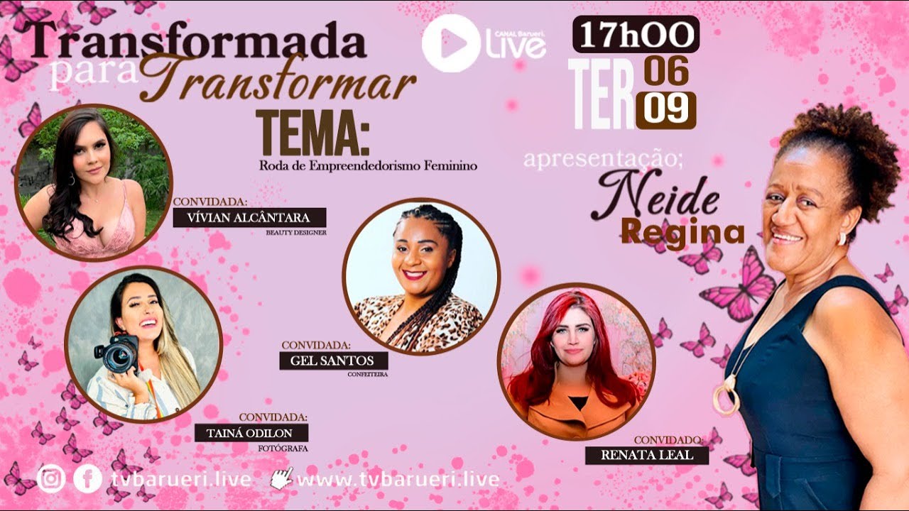 Roda De Empreendedorismo Feminino | Transformada Para Transformar – 06/09