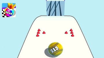 Ball Merge 2048 ! All Levels Gameplay (591-596) android, ios