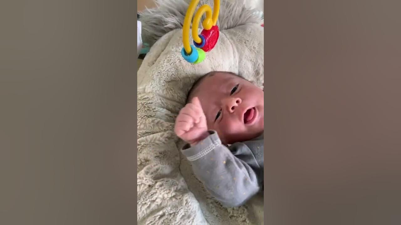 Trying to entertain 2 weeks old baby Ansh YouTube