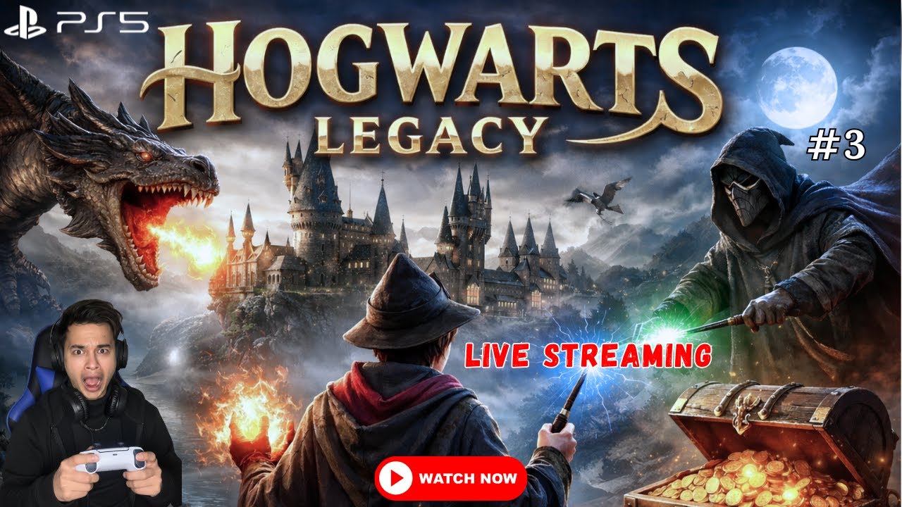 🔴 LIVE NOW: Hogwarts Legacy PS5 🧙‍♂️✨ Full Story Gameplay | DK Is Live