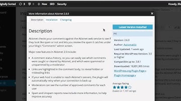 How to Install Akismet Anti Spam Plugin to Wordpress