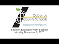 Board of Education Work Session | Live Stream | Monday, November 09, 2020