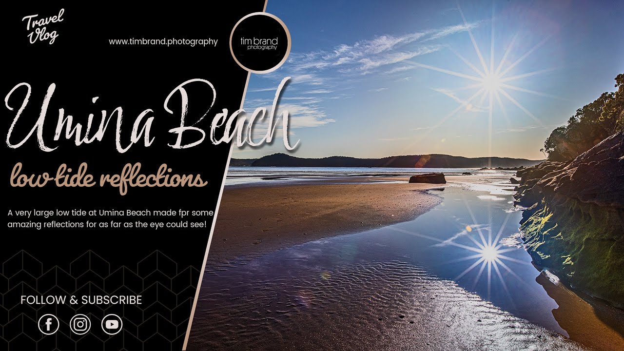 Umina Beach - Huge Low Tide from the Air - Drone Footage 4k