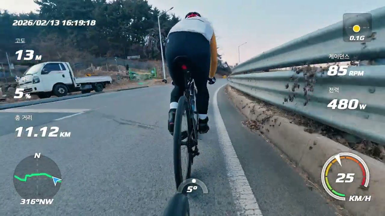수가로 3회전  