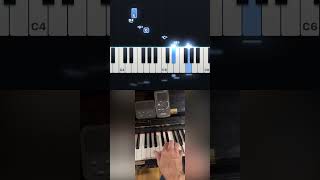 5secs Quick blues lick C7 #jazz #piano #learnpiano #pianotutorial #musiclessons