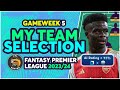 FPL GAMEWEEK 5 TEAM SELECTION | SON OR TRIPPIER FOR GW5? | Fantasy Premier League Tips 2023/24