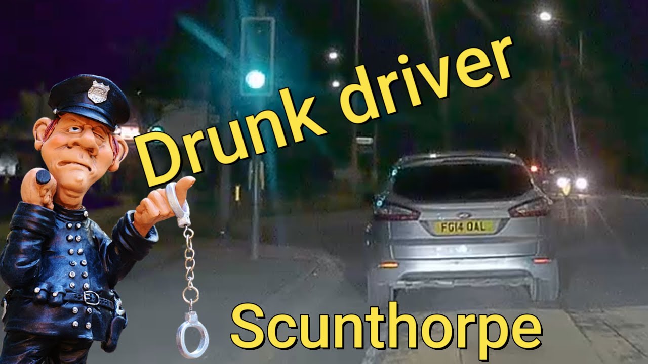 Drunk driver Caught on Dashcam - YouTube