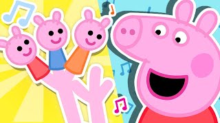 Five Finger Family 🖐 Peppa Pig Nursery Rhymes | Good Habits | Kids TV & Nursery Rhymes 💫