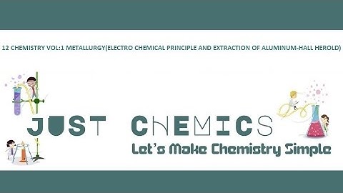 12 CHEMISTRY VOL:1 METALLURGY (ELECTRO CHEMICAL PRINCIPLE AND EXTRACTION OF ALUMINUM-HALL HEROLD)