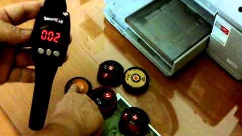 Wrist Watch Type Wireless Waiter Server Paging System