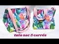 Tuto pour coudre le sac 5 CARRÉS rapidement et facilement