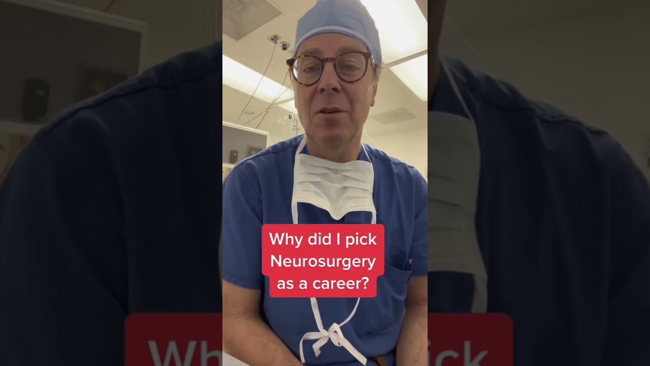 Why I Chose Neurosurgery Shorts Doctor Lifestyle Career Medicine Neurosurgeon