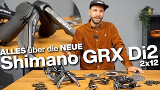 Shimano GRX Di2 2x 12-fach! Die neue Gravelbike-Schaltgruppe! Übersetzungen, Gewicht, Wireless, uvm.