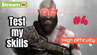 Качаем скил в God Of War: пере прохождение под стрим. Высокая сложность