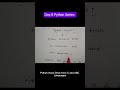 Day -6 python series #techreels #learncoding #shorts #pythonprogramming #coding