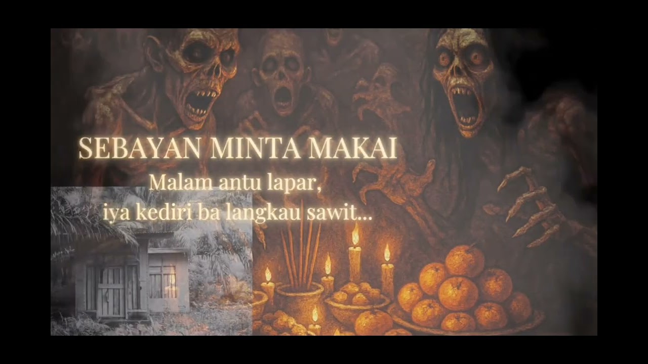 Cherita amai: Sebayan minta makai. Malam antu lapar, iya kediri ba langkau sawit