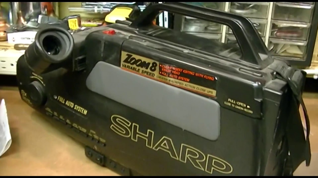 Late 80s Sharp Vhs Camcorder