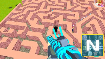 Nextbots Sandbox in Backrooms Shooter Gameplay 453, Sandbox Android Games  ios Walkthrough Simulator