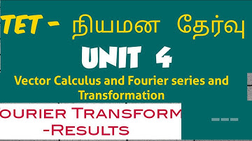 ugtrbmaths,tnpsc,unit 4 Fourier transform, tet selection exam