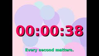 BeastCraft Timers: Motivational, silent study timer 01m00s modern
