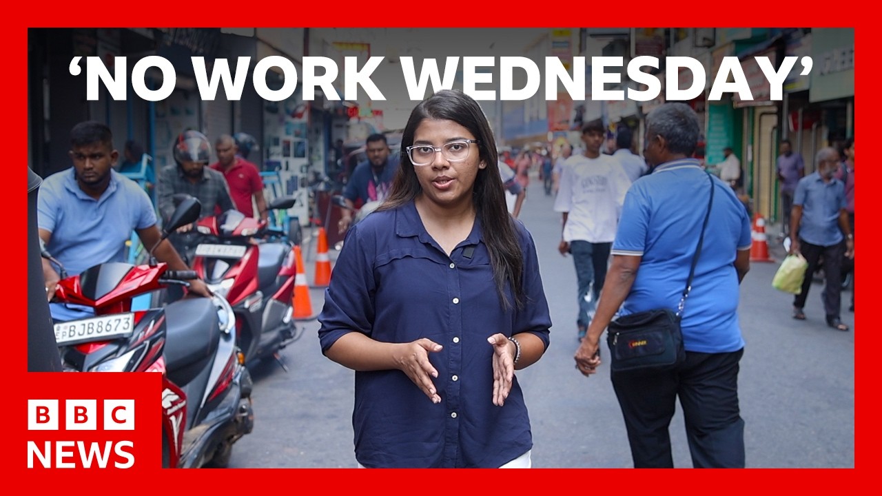 Sri Lanka declared Wednesdays a day off - what’s it like? | BBC News