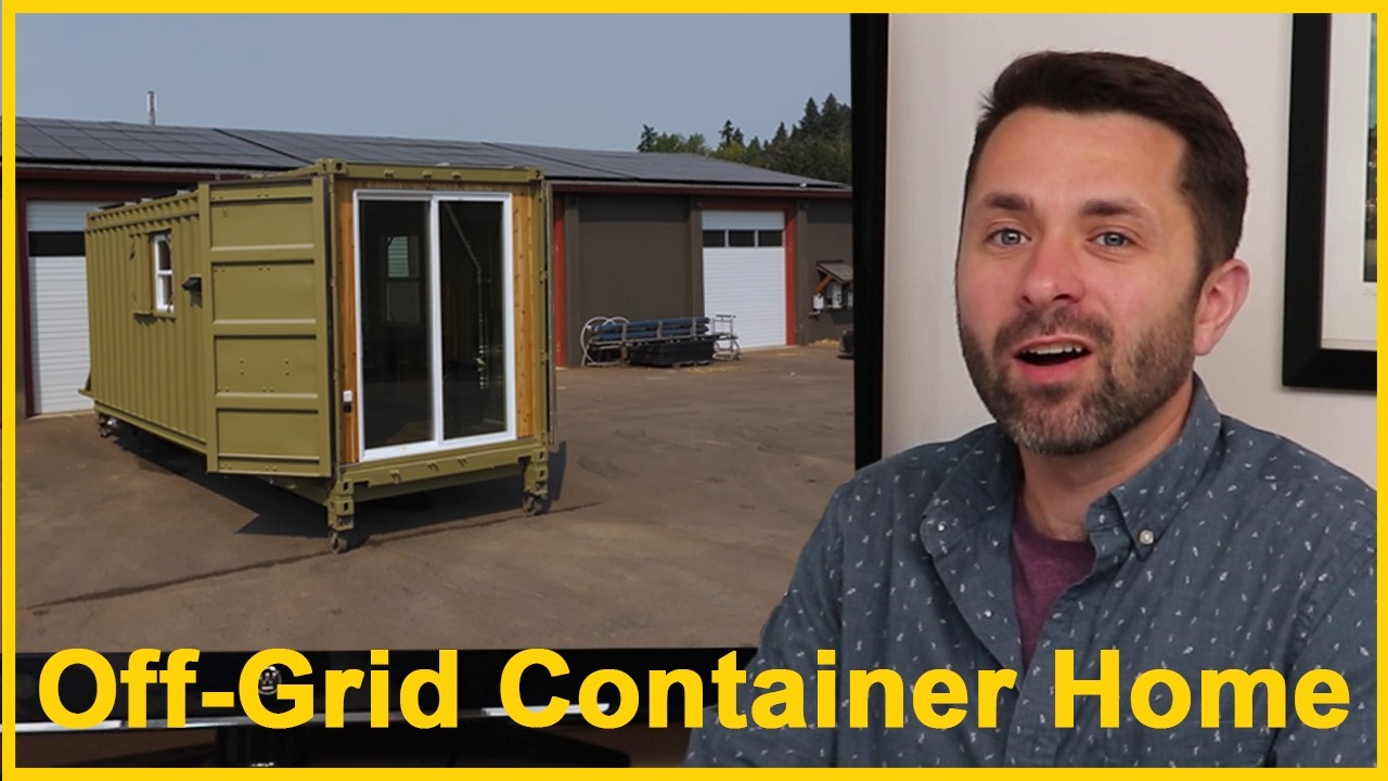 Off Grid Shipping Container Home Review - YouTube