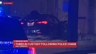 3 in custody after police chase in North Memphis