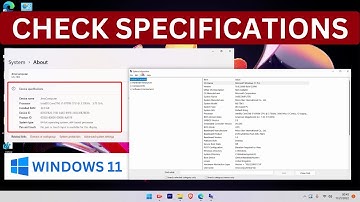How to Check PC Specifications on Windows 11? | Check Hardware & Software Details