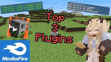 Top 3 Necessary plugins for Craftsman servers/MCPE-0.15.10/#craftsman #craftsmanvideos #minecraft