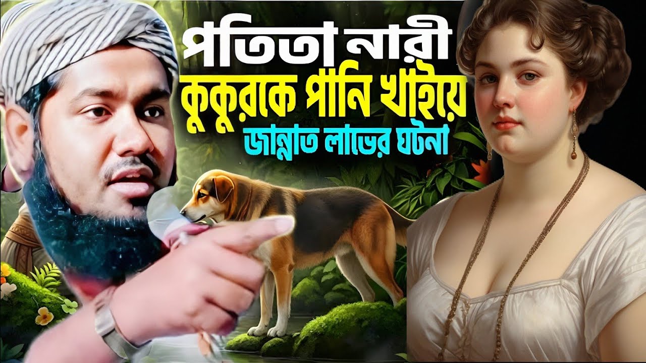 পতিতা নারী কুকুরের পিপাসা মিটিয়ে জান্নাত পেল। এক সুন্দরী পতিতা লয়ের ঘটনা। মাওলানা ইউসুফ আলি ওয়াজ।